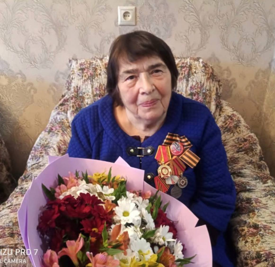 Управление социальной защиты населения  поздравли узницу фашистских концлагерей г. Дербент