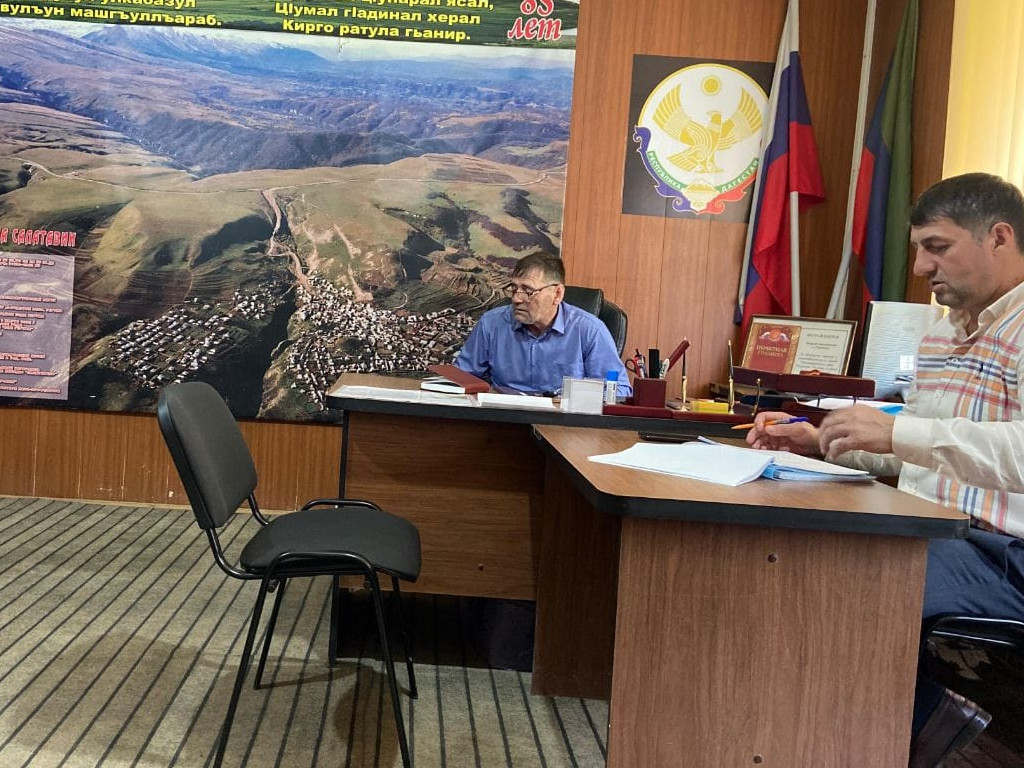 Встреча с главами с.Хубар и с.Гертма