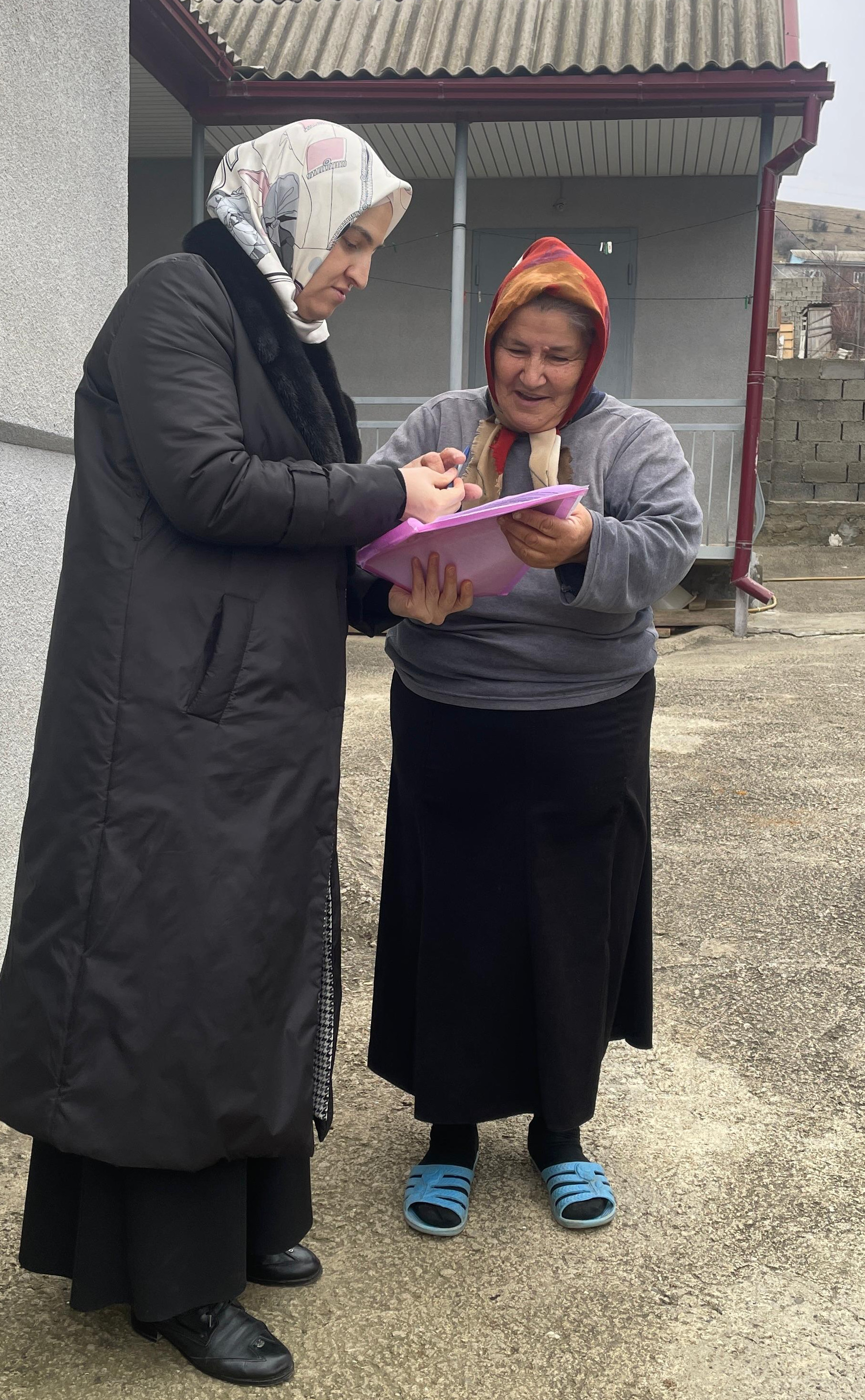 Подворный обход  в с.Дылым