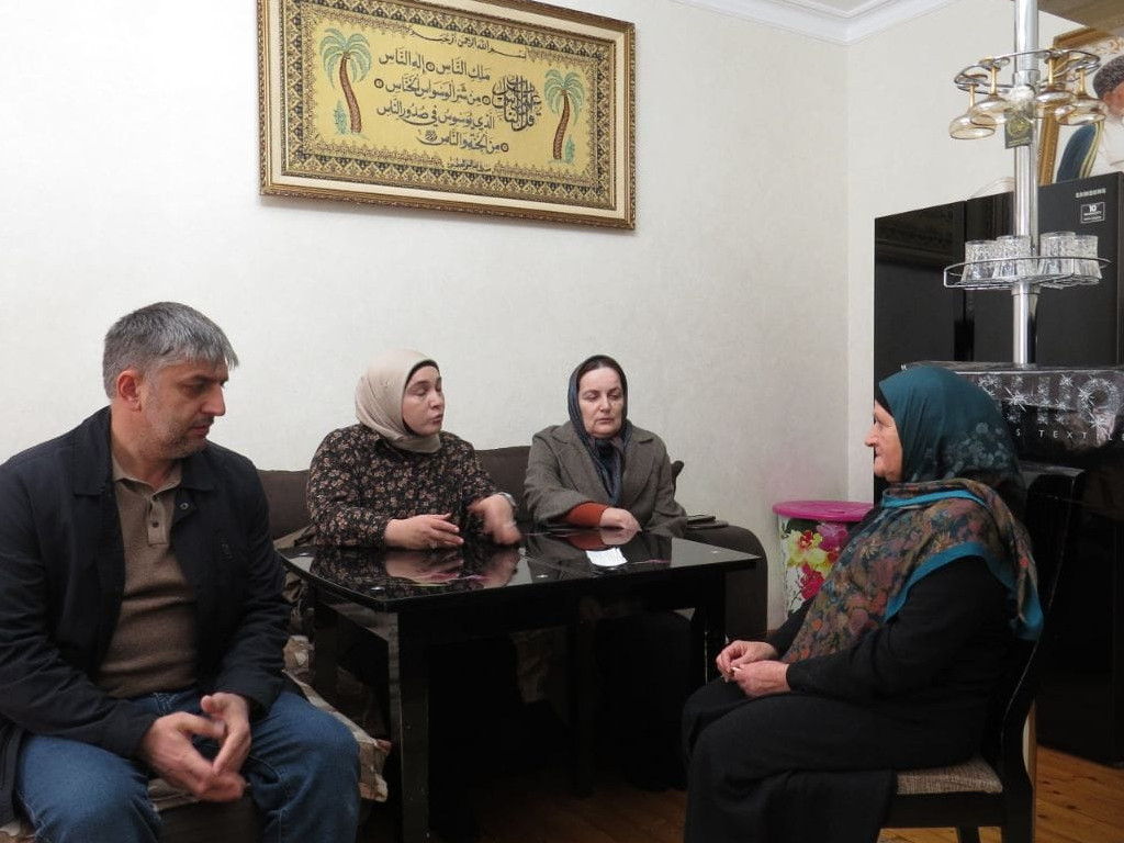 Посещение на дому  семью  участника СВО в с.Инчха