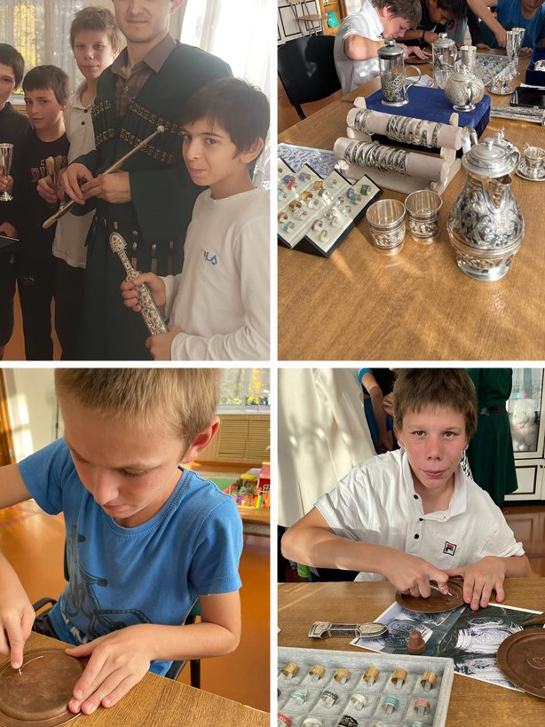 Мастер-класс по гравировке серебряных изделий провели в Центре