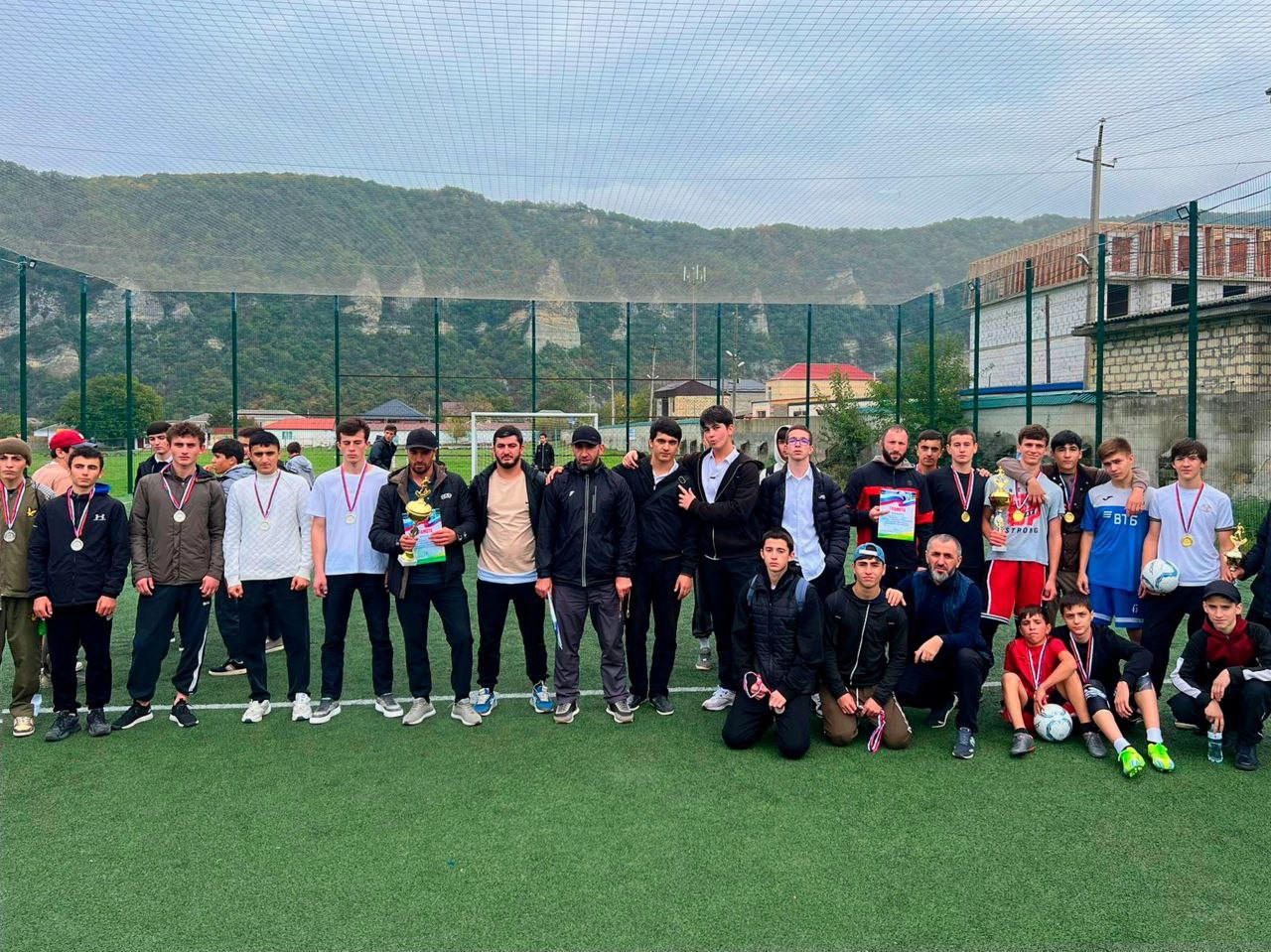 В рамках противодействия терроризму и профилактики наркомании в Кайтагском районе прошли мини-футбольные соревнования