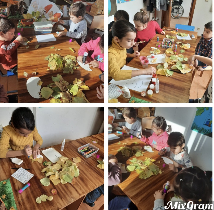 Поделки из осенних листьев