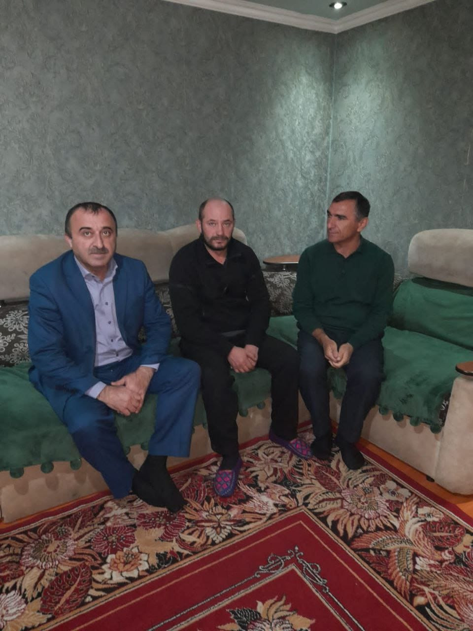 Посещение семьи мобилизованного из села Гельхен Курахского района