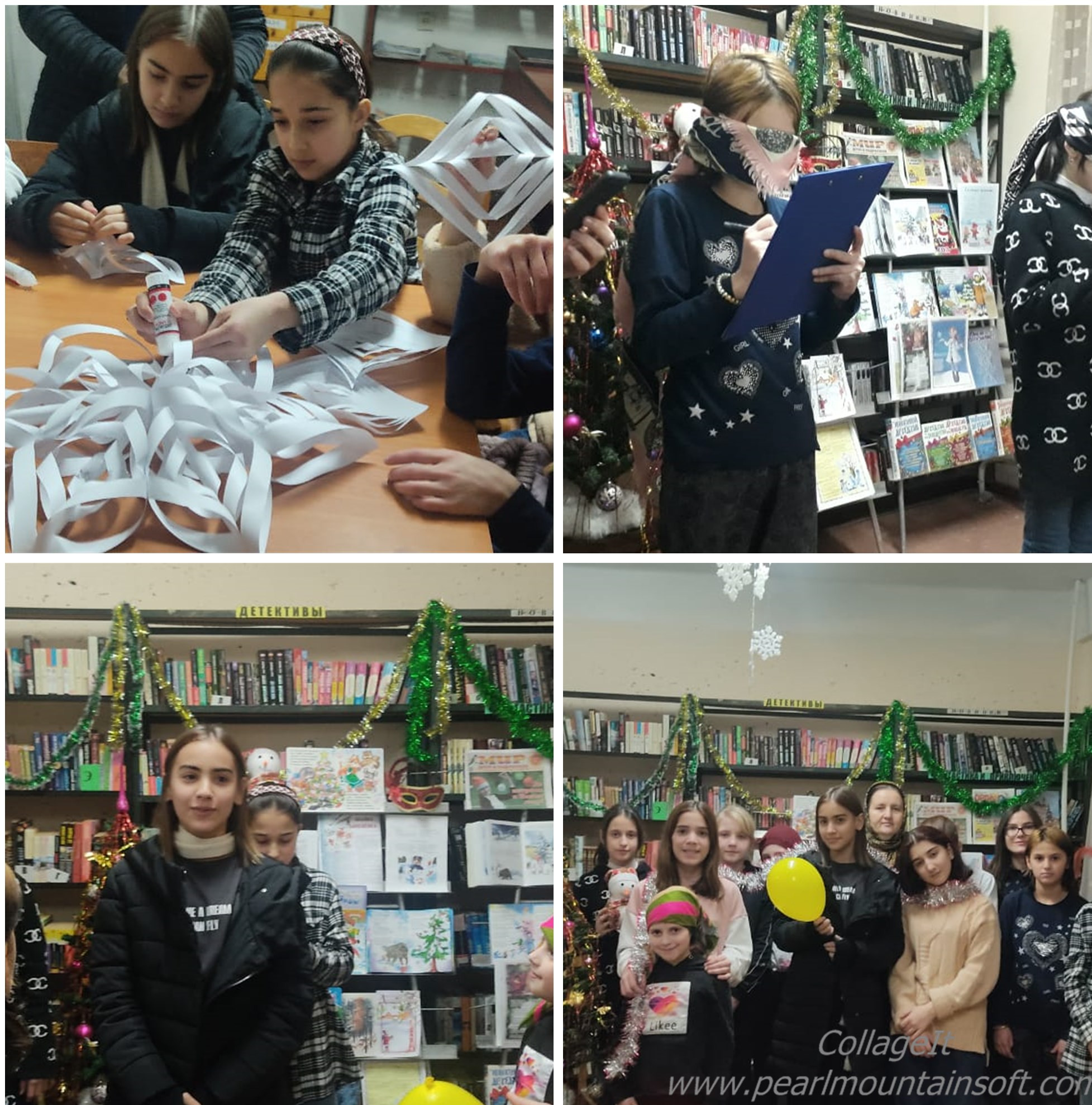 Библиотекари провели мастер-класс по изготовлению новогодних украшений
