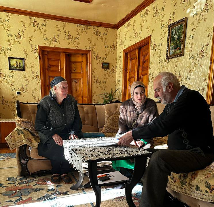 Подворный обход в с. Гуниб.