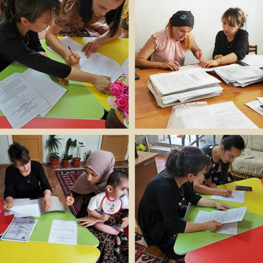 Прием детей.