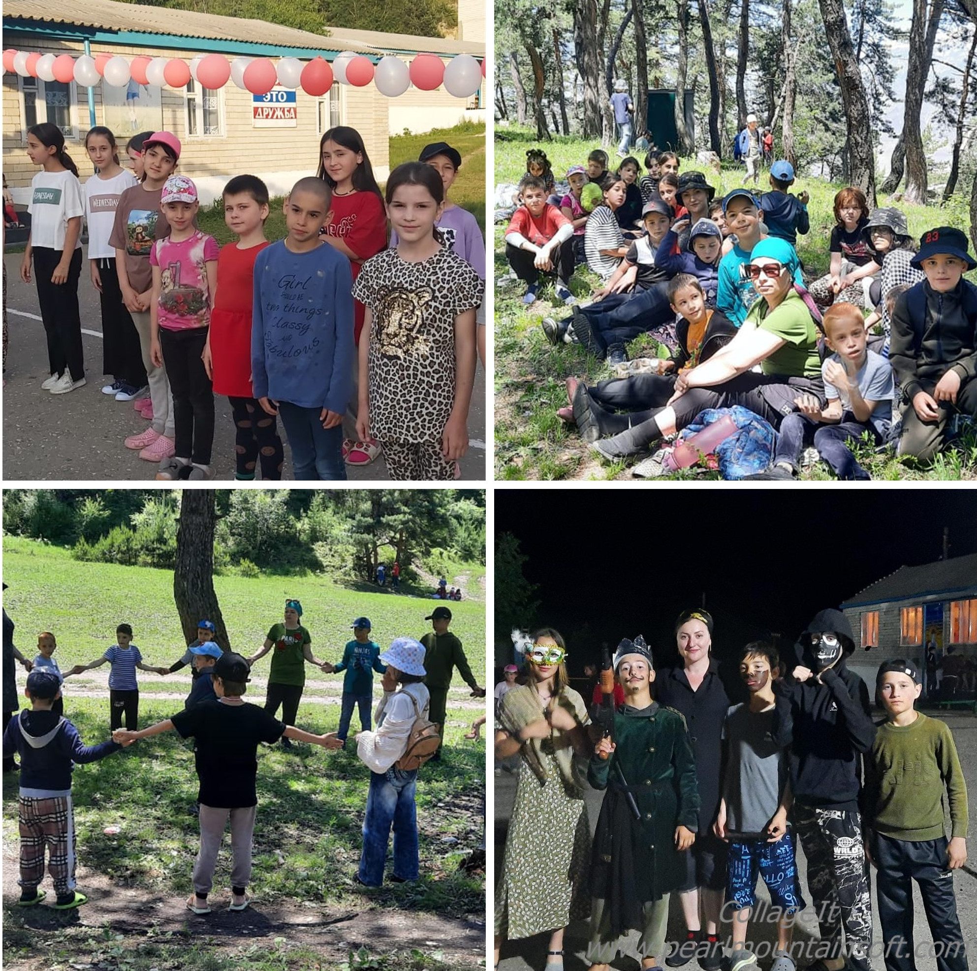 Воспитанники Реабилитационного центра (г. Махачкала) отдыхают в спортивно - оздоровительном комплексе "Сосна" Унцукульского района