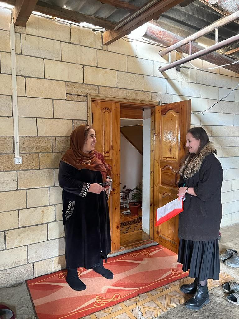 ВЫЕЗД В С.ДАРКУШКАЗМАЛЯР С ЦЕЛЬЮ ПРОВЕРКИ ОКАЗАНИЯ СОЦ.УСЛУГ