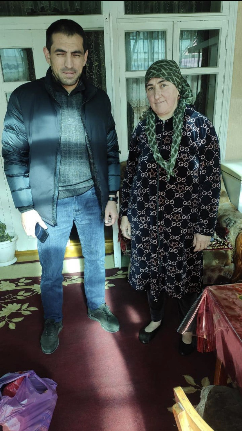 Навестили семьи мобилизованных.