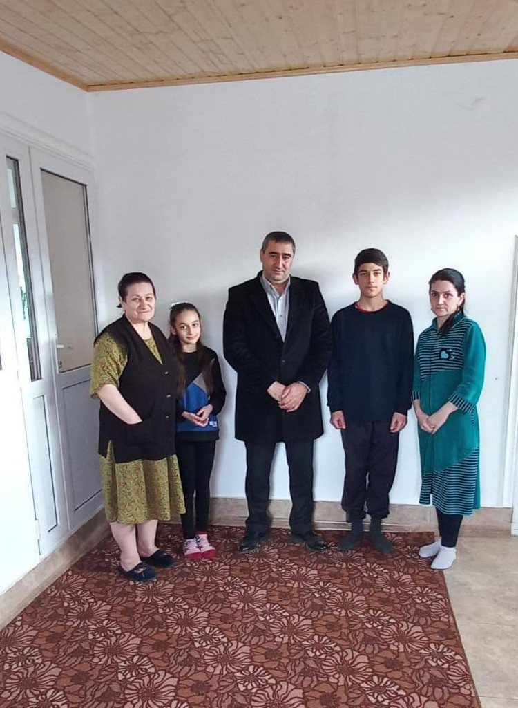 Посещение семей мобилизованных, добровольцев,  принимающих участие в СВО на территории Украины, ко Дню защитника Отечества!