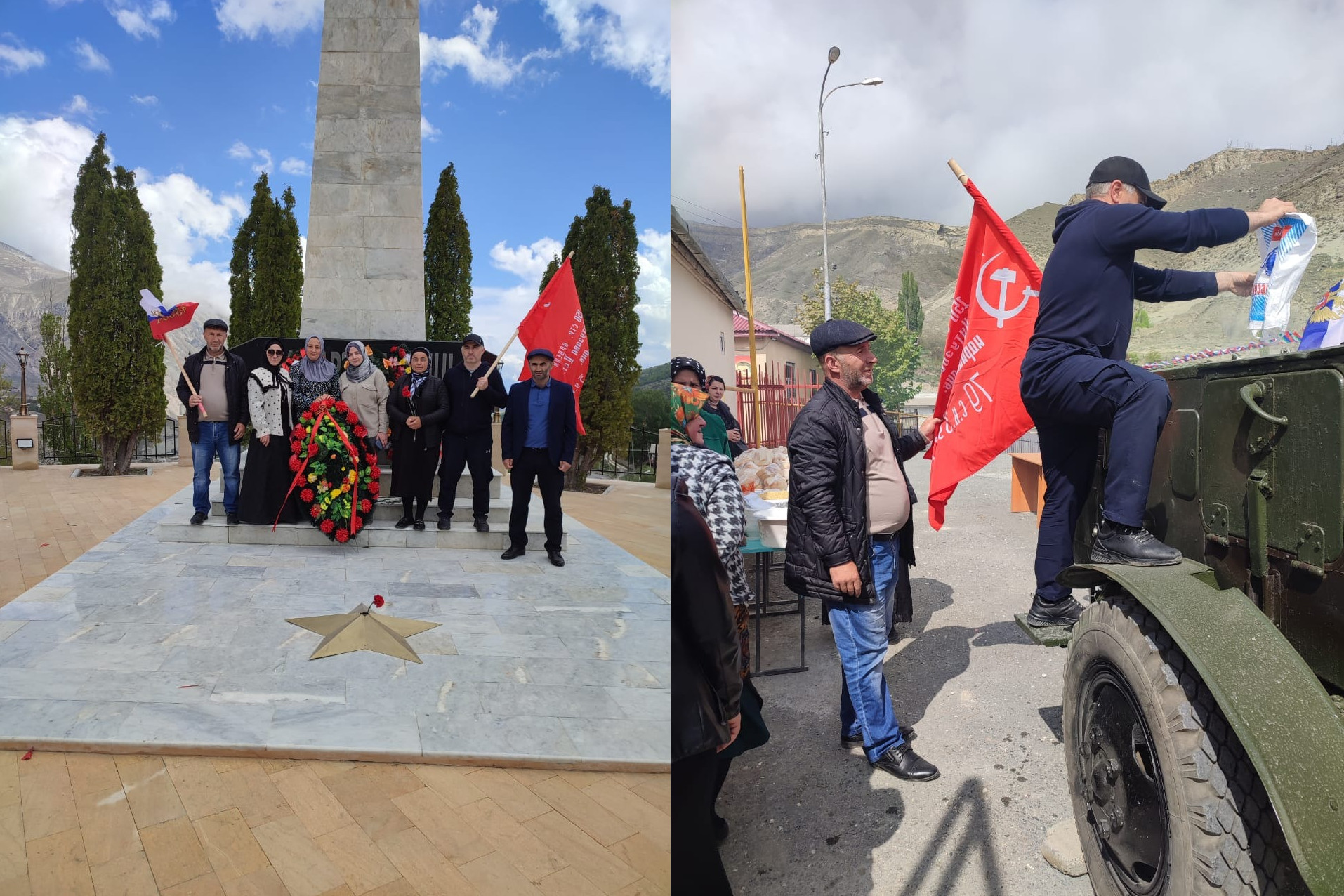 В День Победы в Гумбете прошла акция «Солдатская каша»