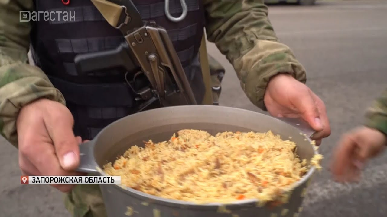 Плов на 1000 военнослужащих