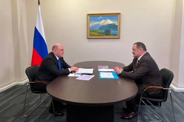 Михаил Мишустин провел встречу с главой Дагестана Сергеем Меликовым