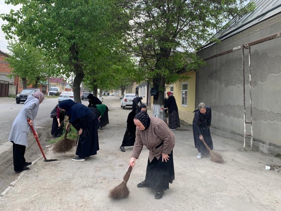 Участие в общереспубликанском субботнике