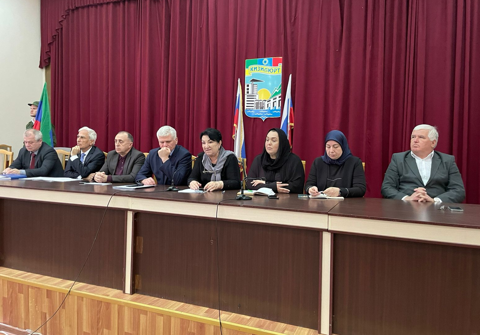 Встреча представителей ведомств с членами семей военнослужащих г. Кизилюрт и Кизилюртовского района.