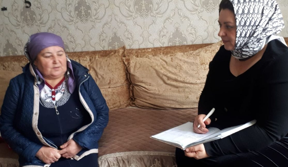 Подворный обход в п.Дубки.