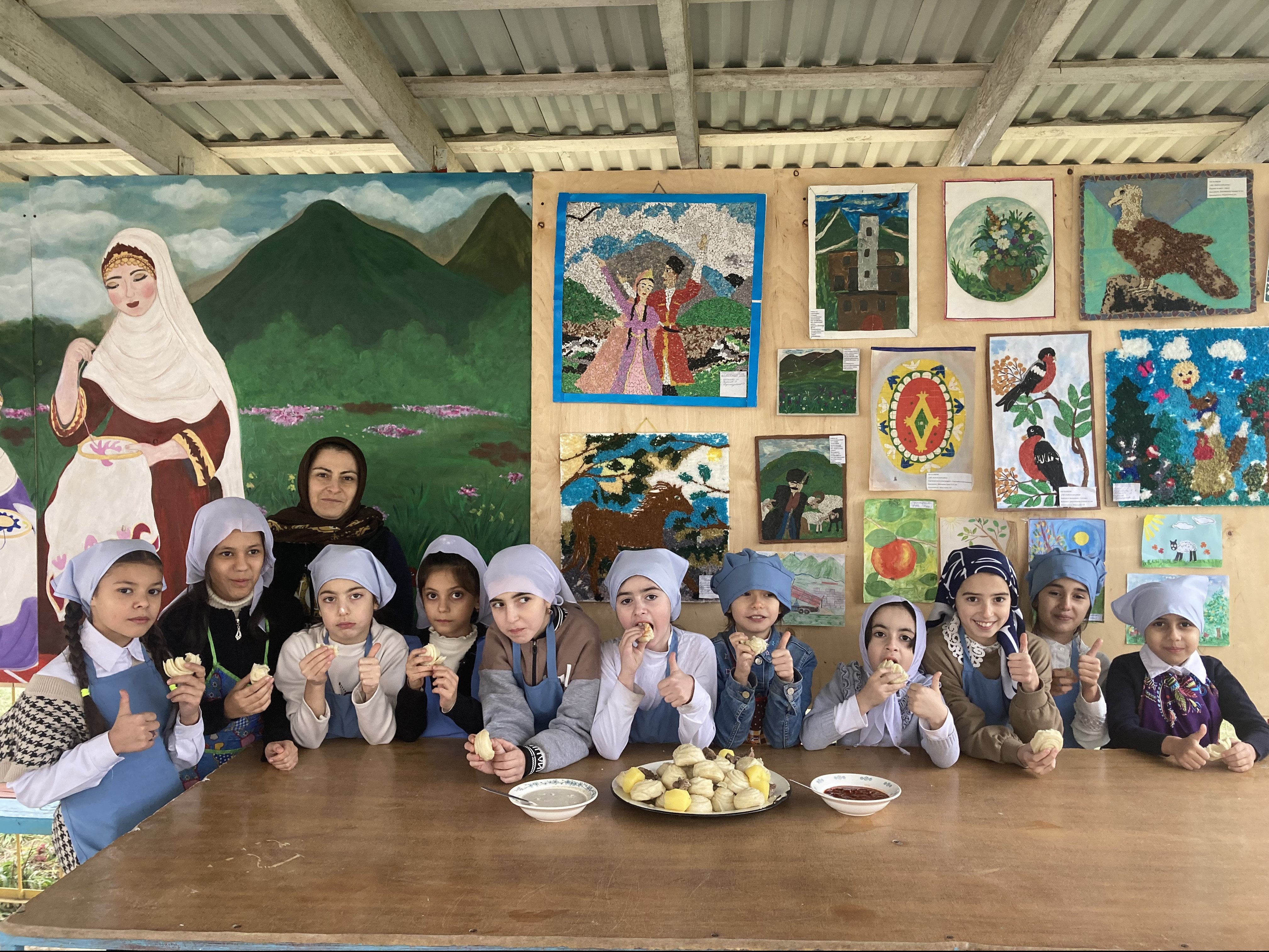 Мастер–класс по приготовлению даргинского хинкала