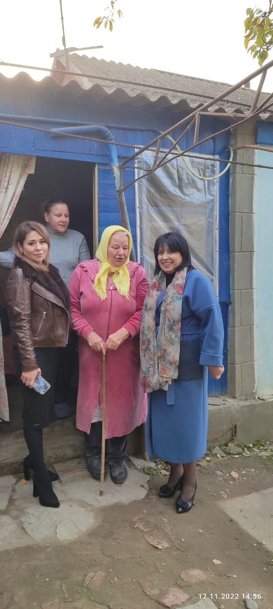 Оказание адресной помощи семье мобилизованного.