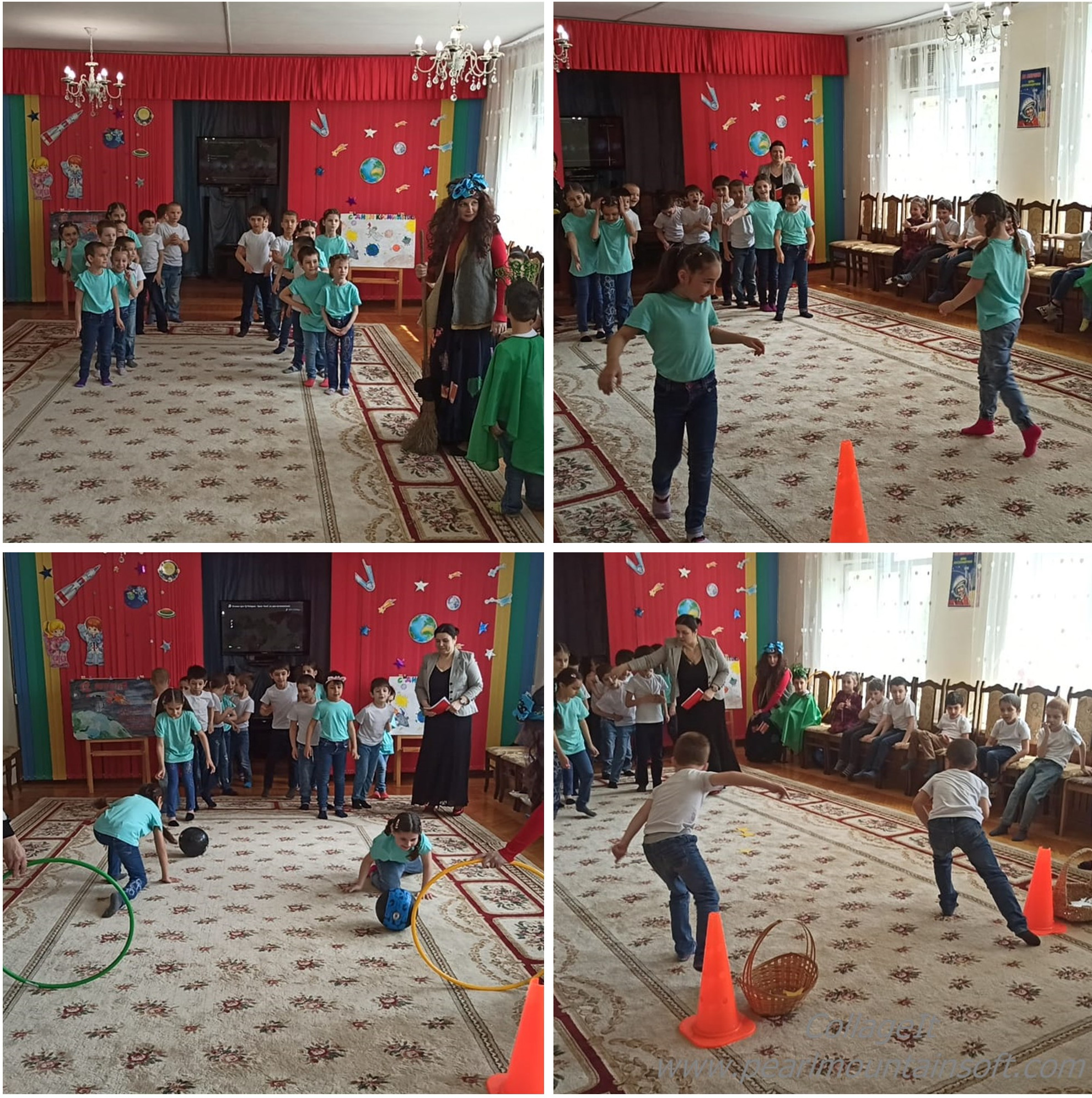 В дошкольном отделении  ГКУ РД СРЦН (г. Махачкала) прошла спортивно-игровая программа «Хочу в космос!»