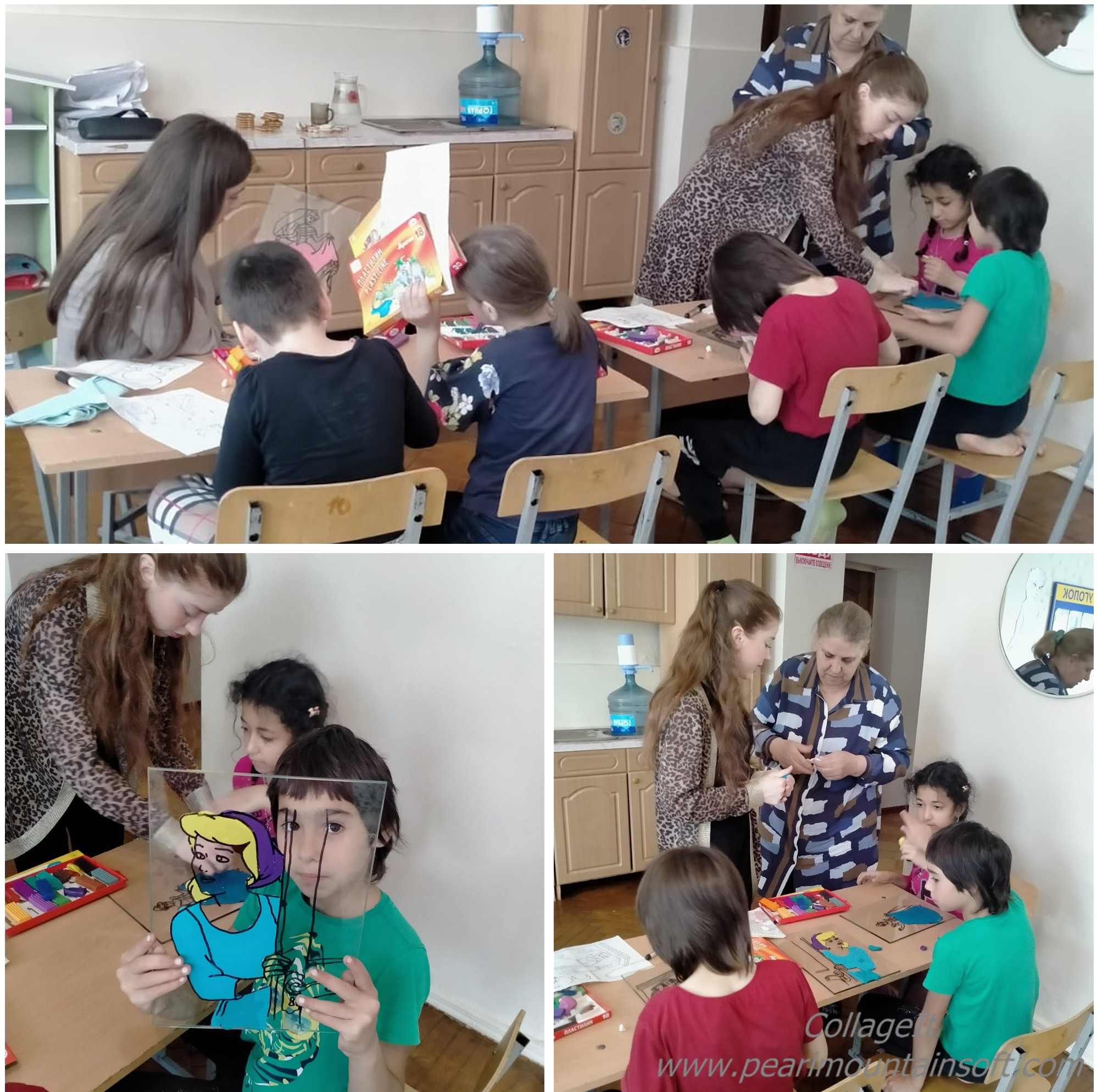 Мастер-класс по работе с пластилином в технике «Пластилинография» прошел в ГКУ РД СРЦН (г. Махачкала)