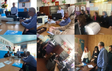 Встреча работников УСЗН Курахского района с жителями населенных пунктов.