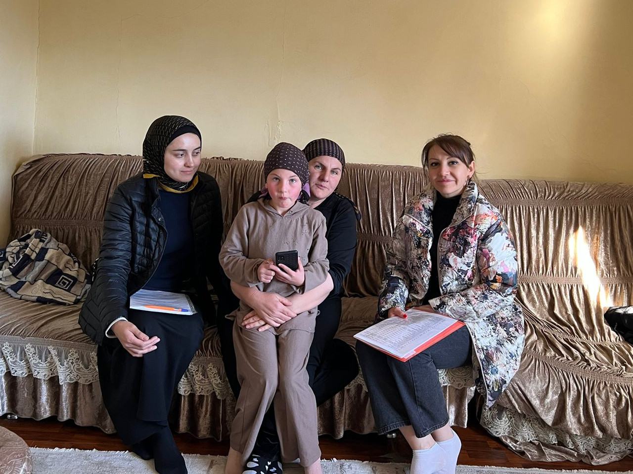 Выезд в с. Бухты психолога и специалиста по соц. работе