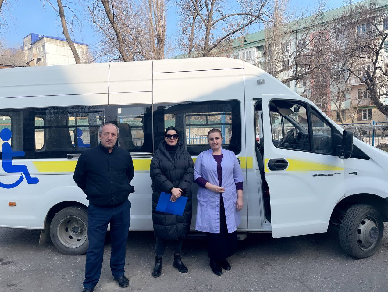 Выезд к подопечному Центра.