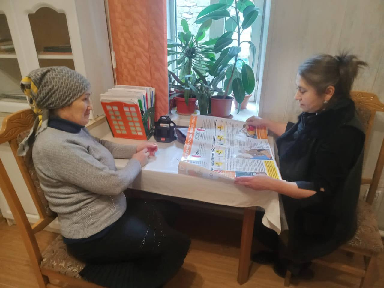 Специалист по социальной работе Алимова Т.К. провела индивидуальные беседы о методах здорового образа жизни с подопечными