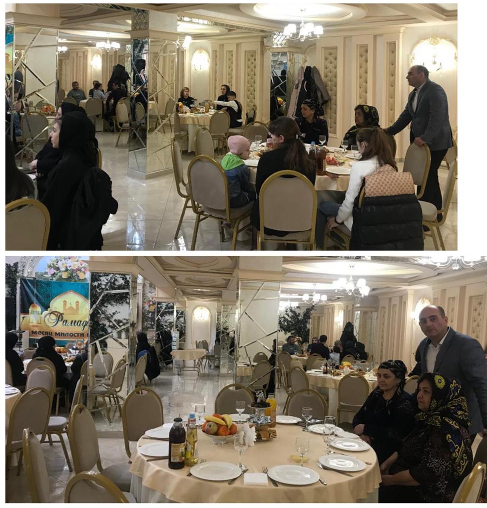 11 апреля в банкетном зале "Гюлистан" г.Дербента состоялся ифтар для членов семей участников СВО