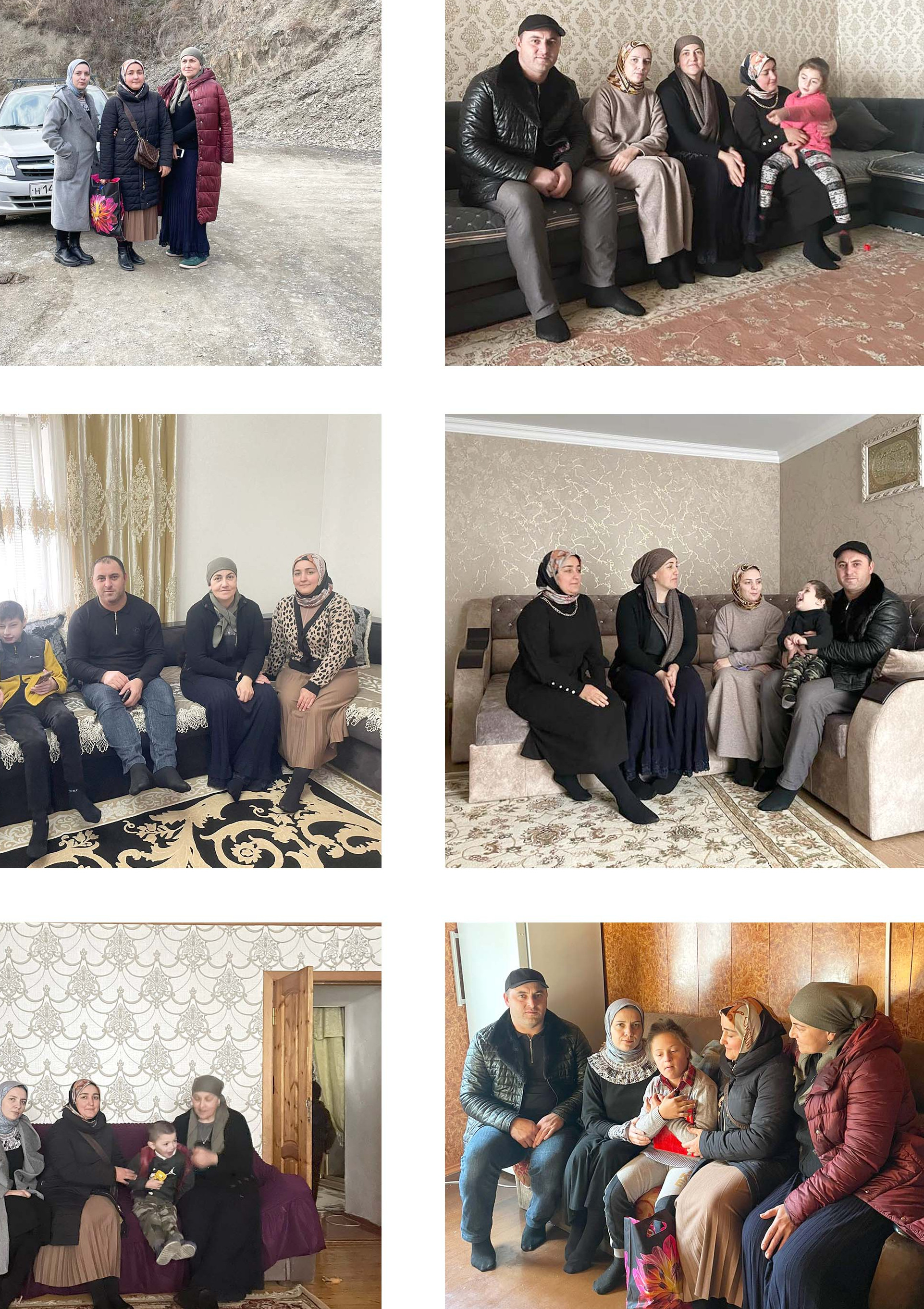 Посещение семей с детьми инвалидами работниками ГБУ РД КЦСОН в МО Тляратинский район»