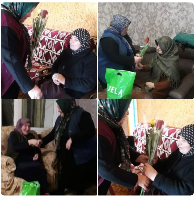 Алиева Айсанат поздравила своих подопечных с Международным женским днём