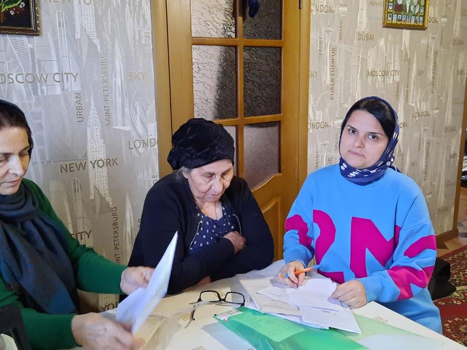 Посещение мобилизованных семей