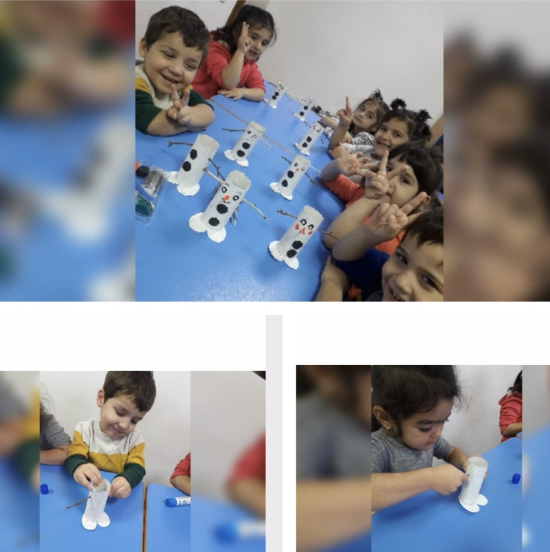 Изготовление Снеговика