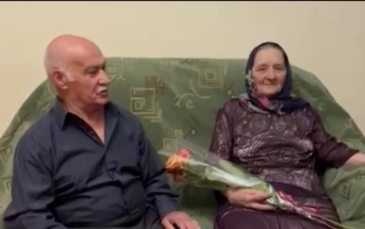 В Международный день семьи поздравили супружескую пару Байрамовых Карахана и Багдад.