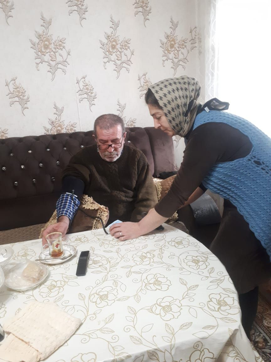 Соц.работники отд.№1 при исполнении должностных обязанностей