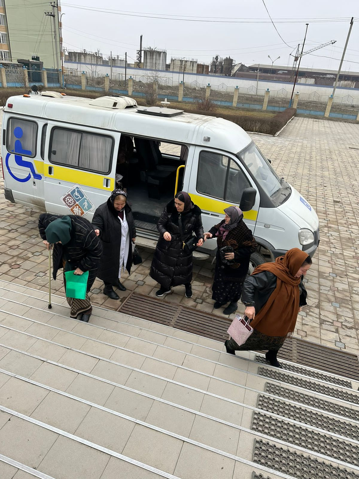 02.02.2023г. Выезд  селение Комсомольское  мобильной бригады "Старшее поколение"