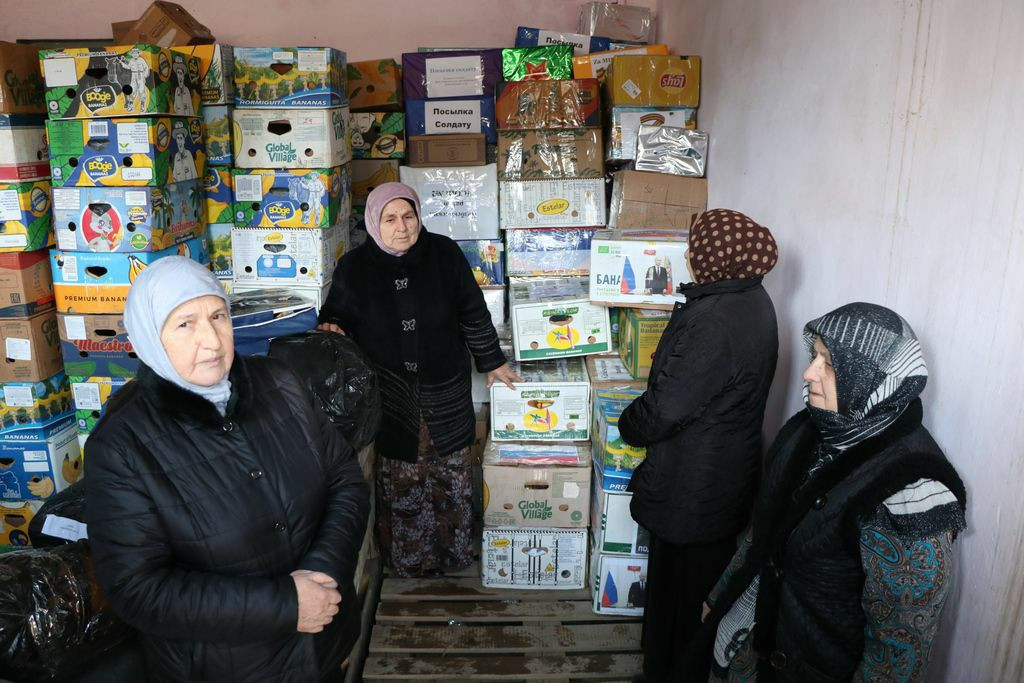 теплые покрывала для бойцов на фронте