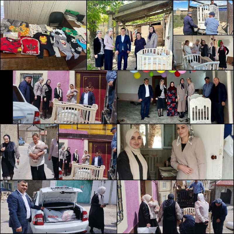 Работники  Центра посетили семью вынужденных переселенцев.