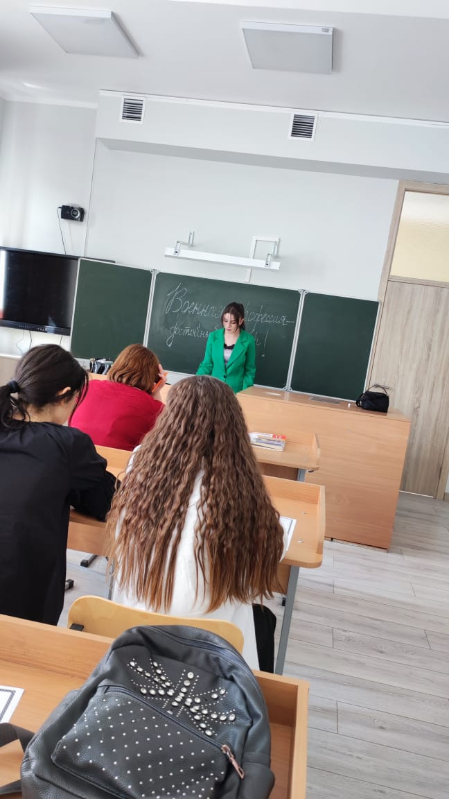 Информация   о проведении недели военно-профориентационных  мероприятий «Военная профессия – достойный выбор !» среди учащихся выпускных классов общеобразовательных организаций