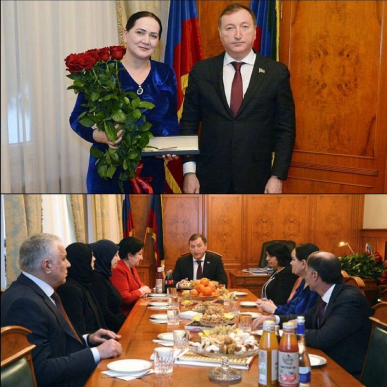 7 марта в преддверии Международного женского дня встреча  с членами регионального штаба Комитета семей воинов Отечества.