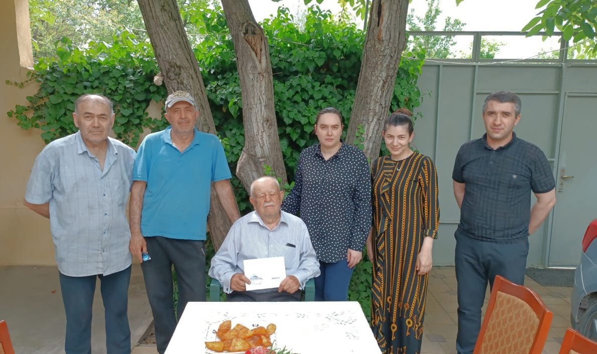 Посещение Заслуженного учителя Нуратина Ахмедова.