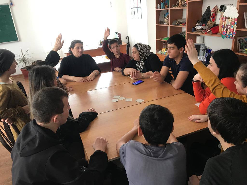 Групповое занятие с психологом