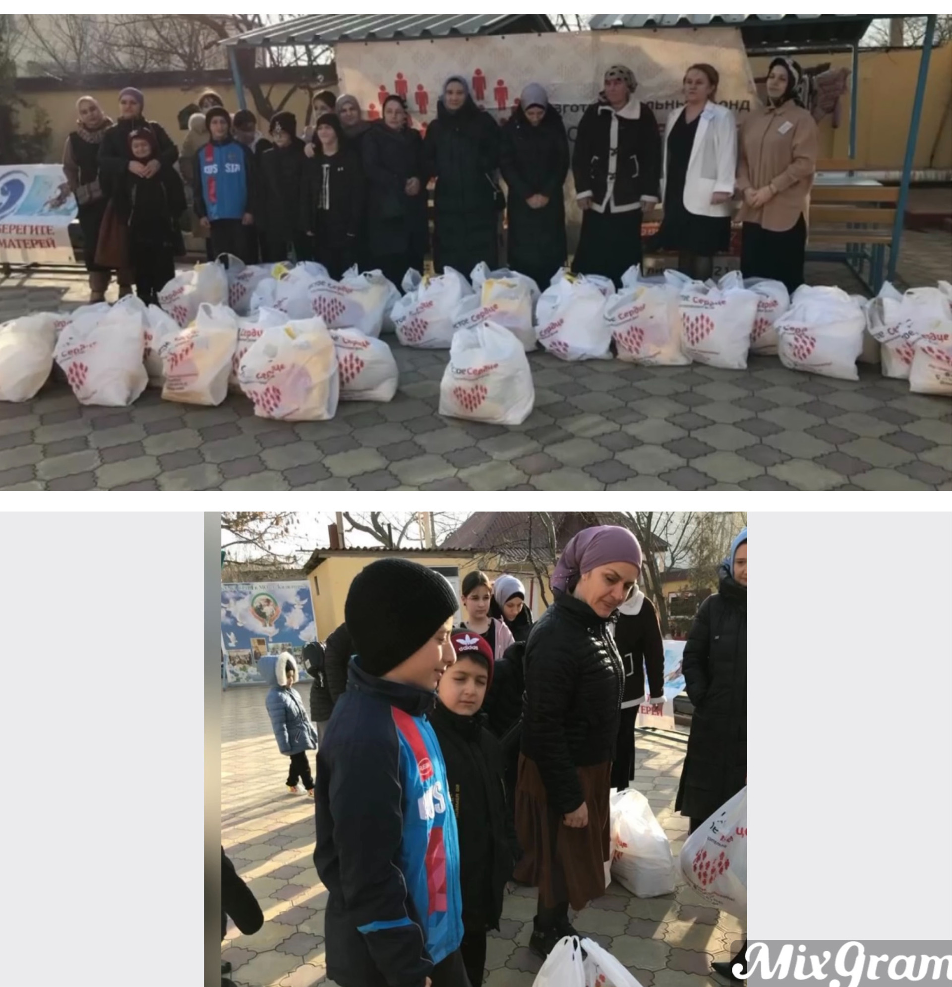 Продуктовые наборы семьям военнослужащих