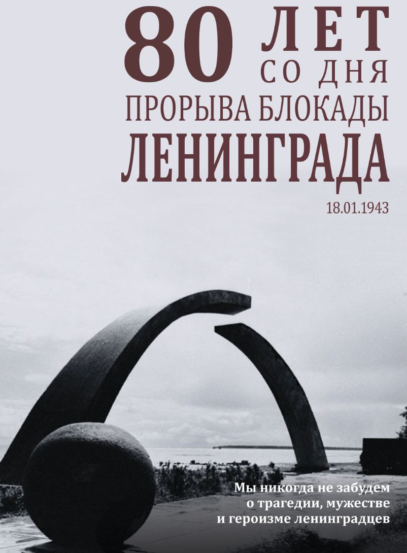 18 января 1943 года — День прорыва блокады Ленинграда
