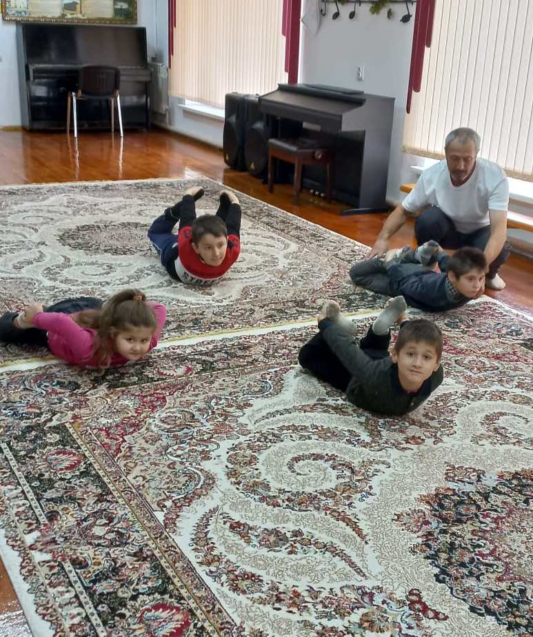 Занятие по профилактике нарушения осанки