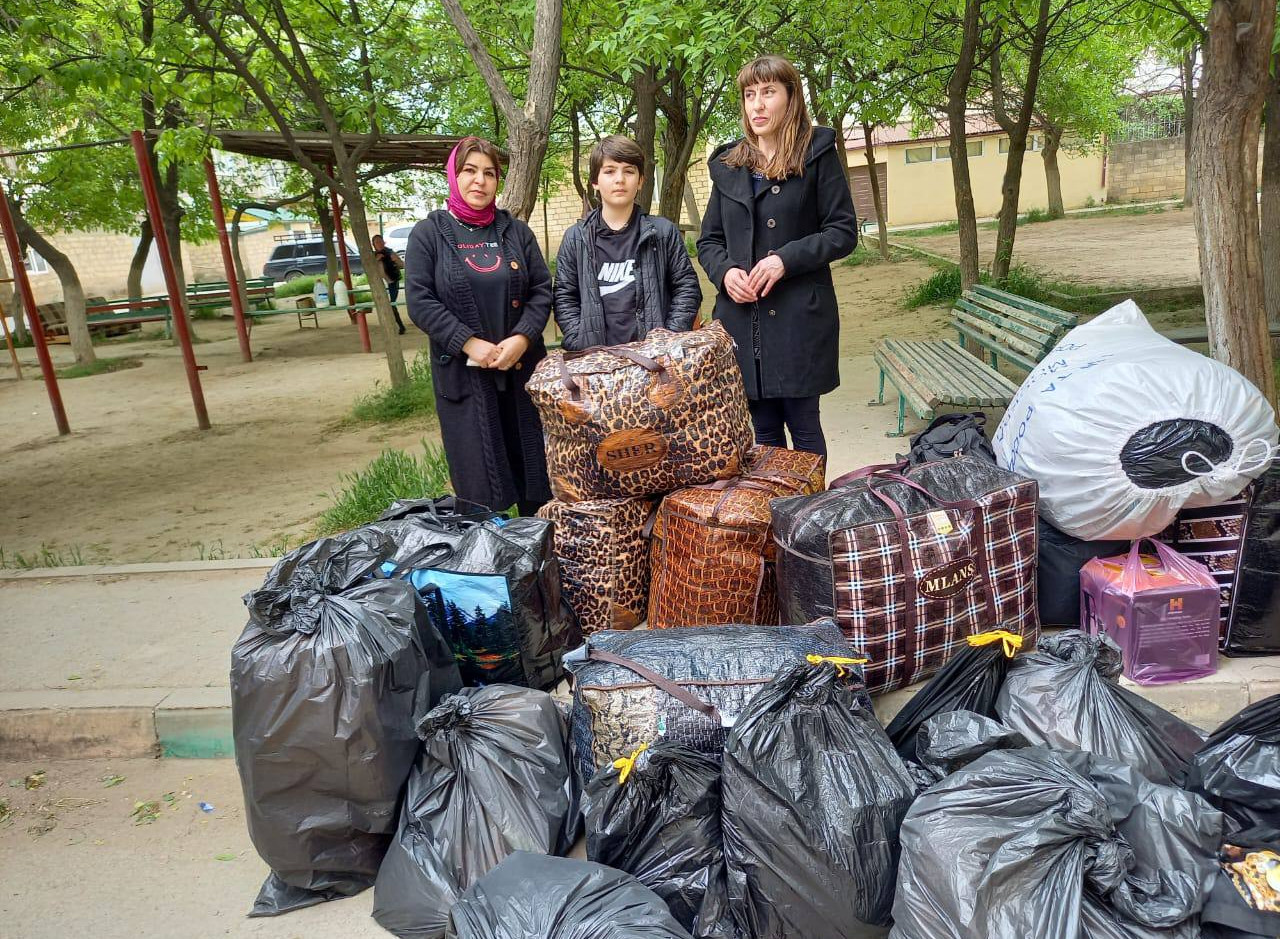 Помощь с переездом семье вынужденных переселенцев из ДНР Давудовой Э.
