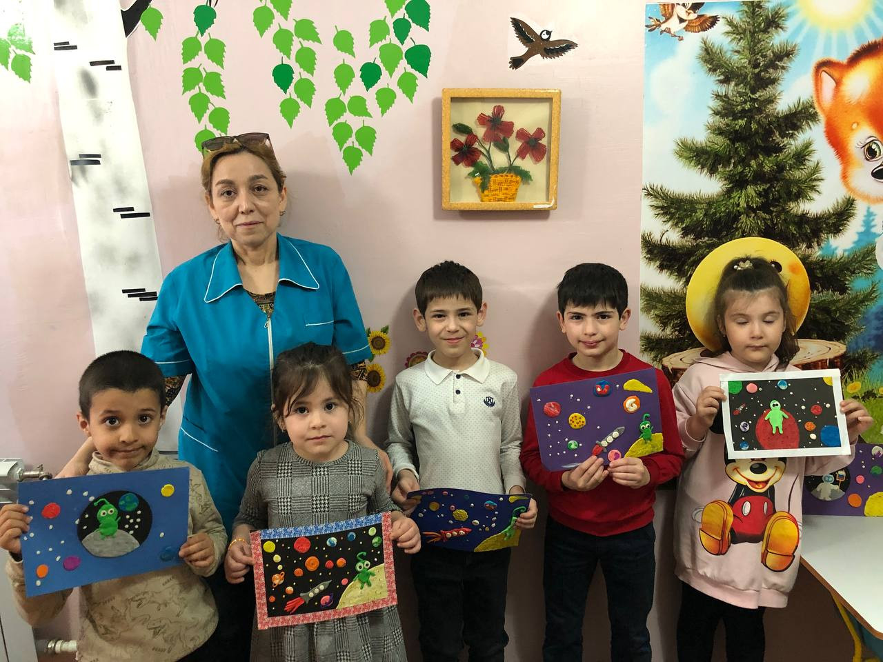 В Избербашском Реабилитационном центре проходит тематическая неделя , посвящённая Дню космонавтики.