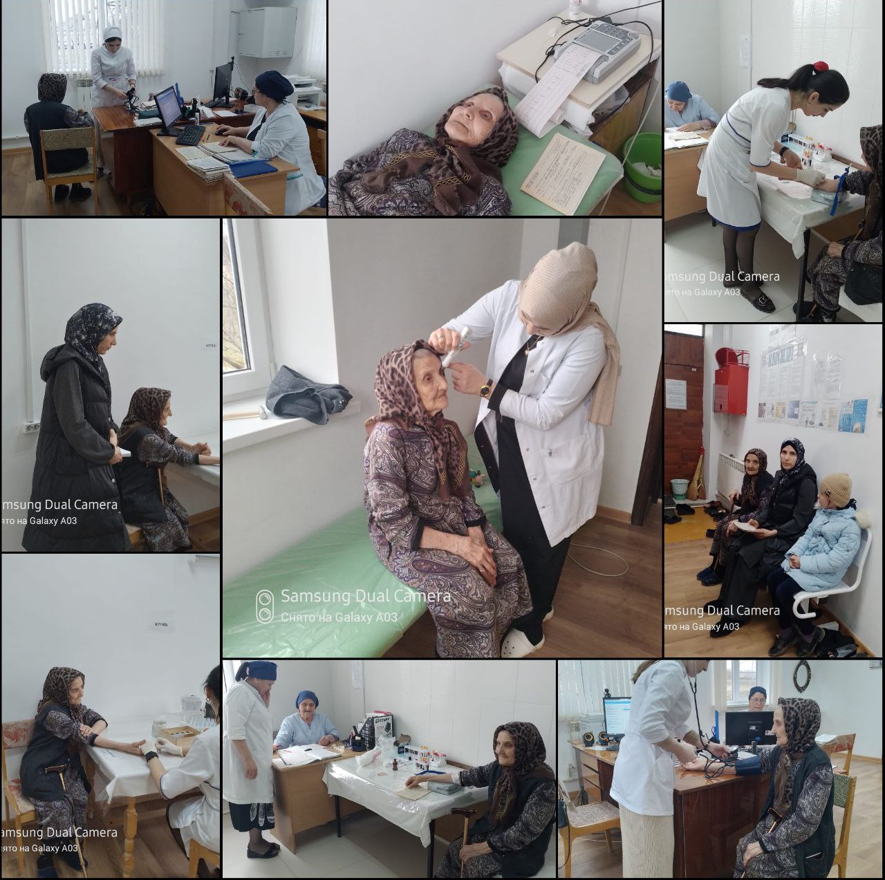 Сопроводила в амбулаторию.