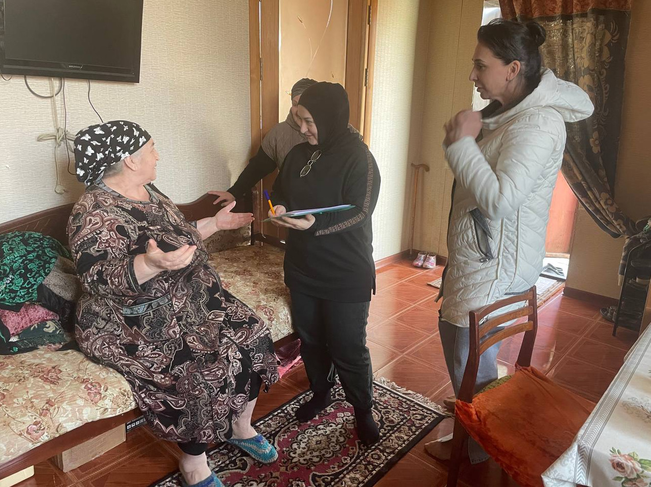 Выездная проверка отделения социального обслуживания на дому.